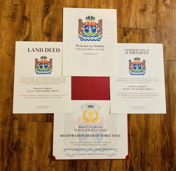 Become a Noble - Parchment